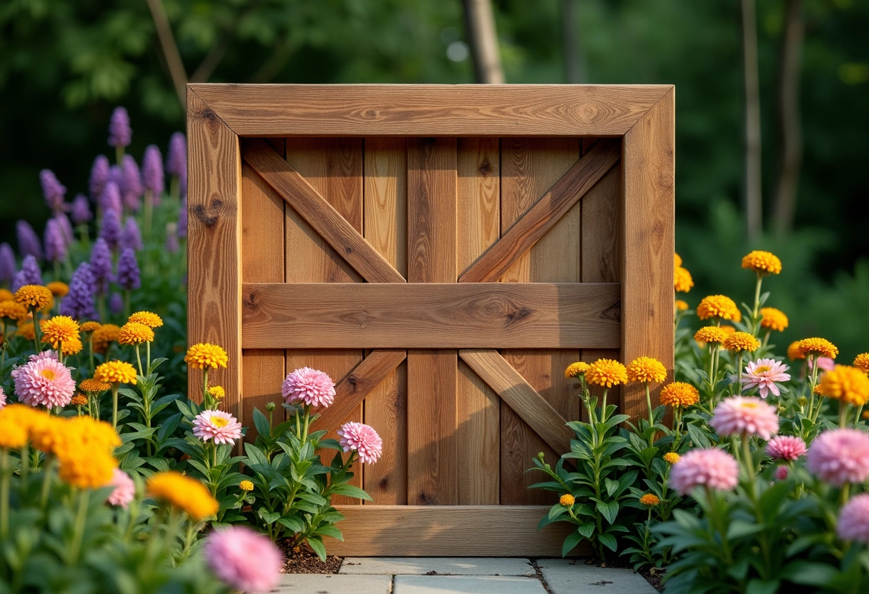 plaque en bois pour extérieur